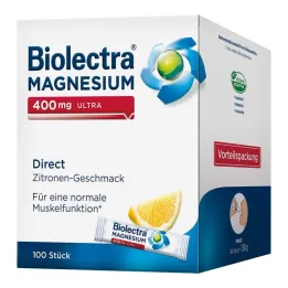Biolectra Magnesium 400 mg ultra Direct Lemon, 100 db