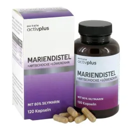 Activplus máriatövis + articsóka + pitypang kapszula, 120 db