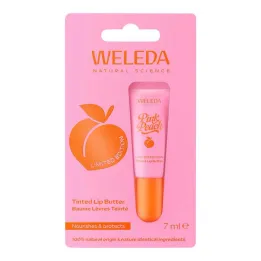 Weleda Pink Peach színezett ajakvaj, 7 ml
