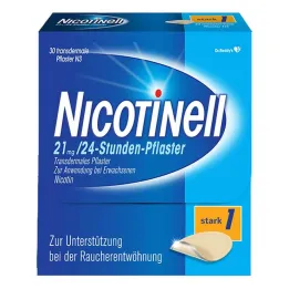 NICOTINELL 21 mg / 24 órás nikotin tapasz, erős tapasz (1), 30 db