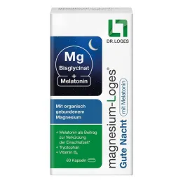 Magnesium Loges Jó éjszakát Melatonin Kapszulával, 60 db