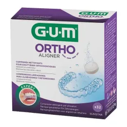 GUM Ortho Aligner tisztító tabletta, 32 db